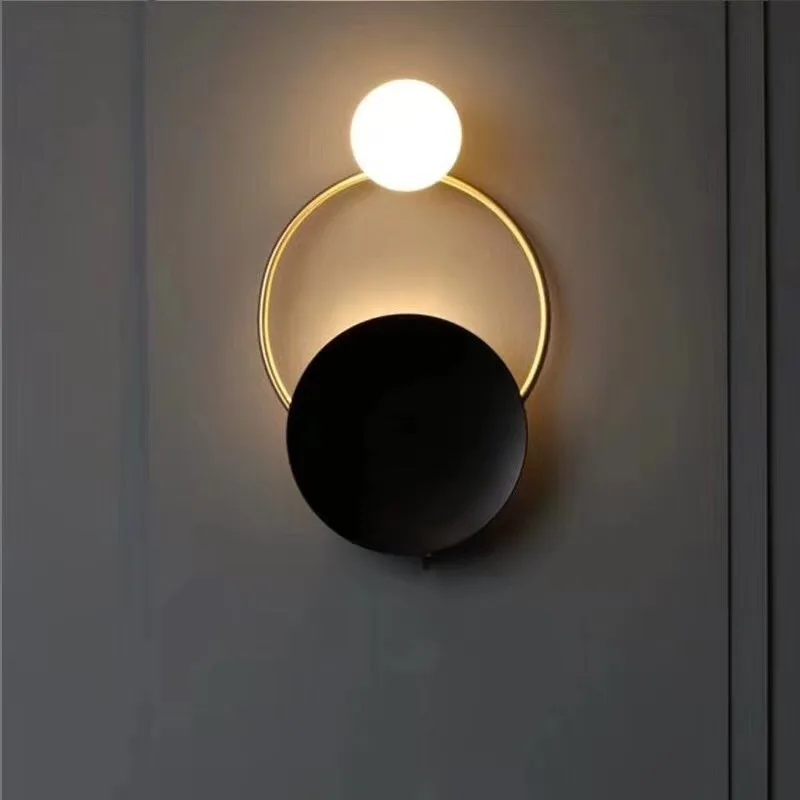 

New Designer Wall Lamp Simple Modern Individual Room Bedroom Studio Hallway Model Room LED Lamps