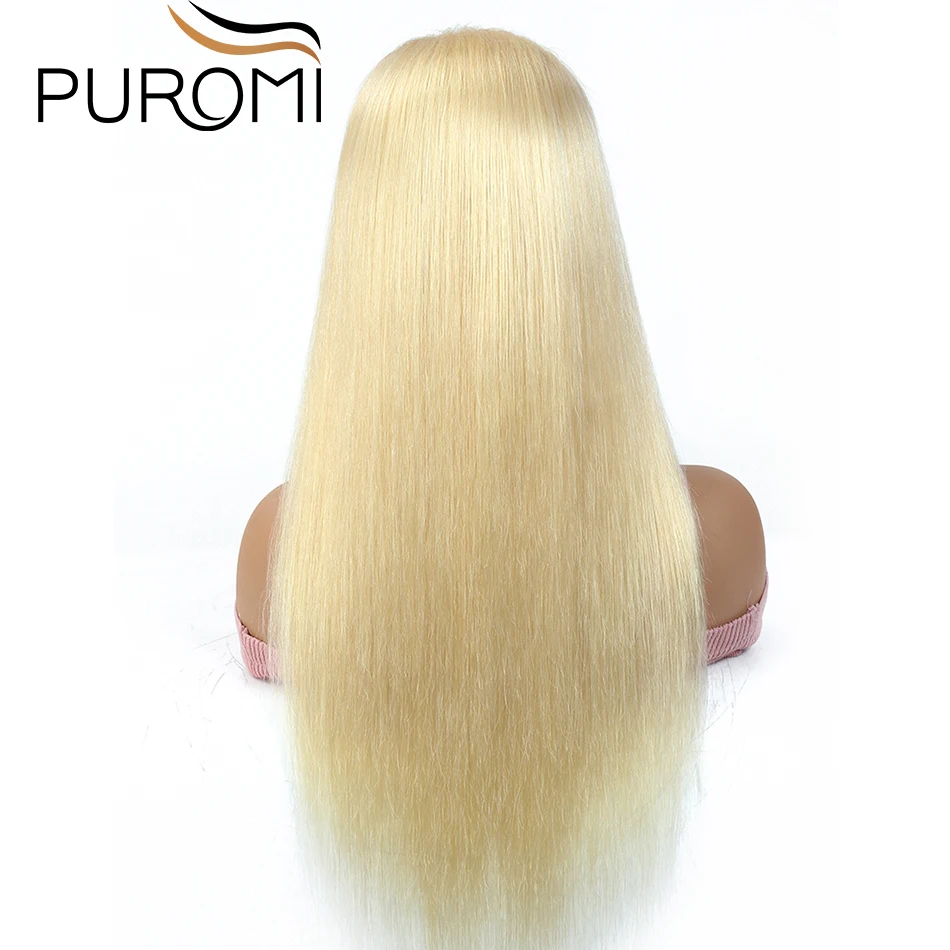 613 медовый блондин Цвет 360 кружевных фронтальных париков 130% средний коэффициент индийские прямые волосы remy человеческие волосы парики 360 парики для женщин