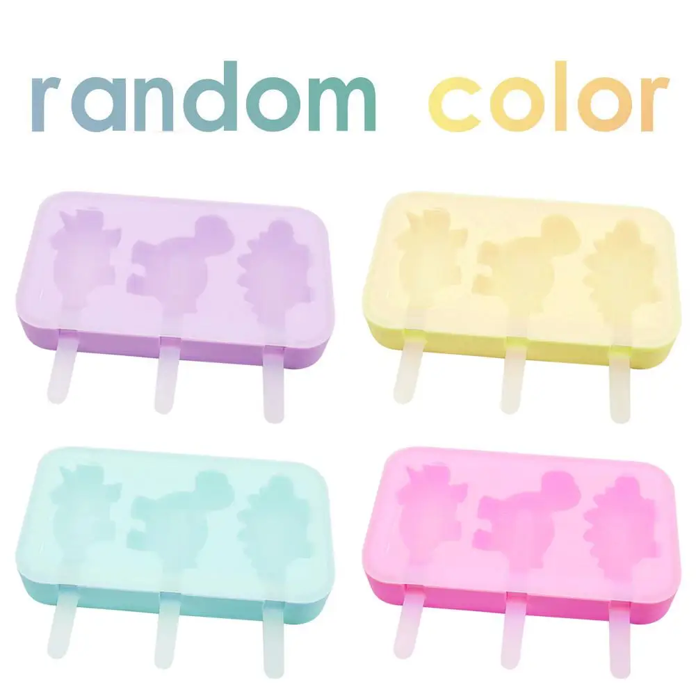 

Ice Cream Mold Dinosaur Dessert Mold Manual DIY Maker Popsicle Mold Creative Homemade Ice Cream Tool Refrigerator Accessories