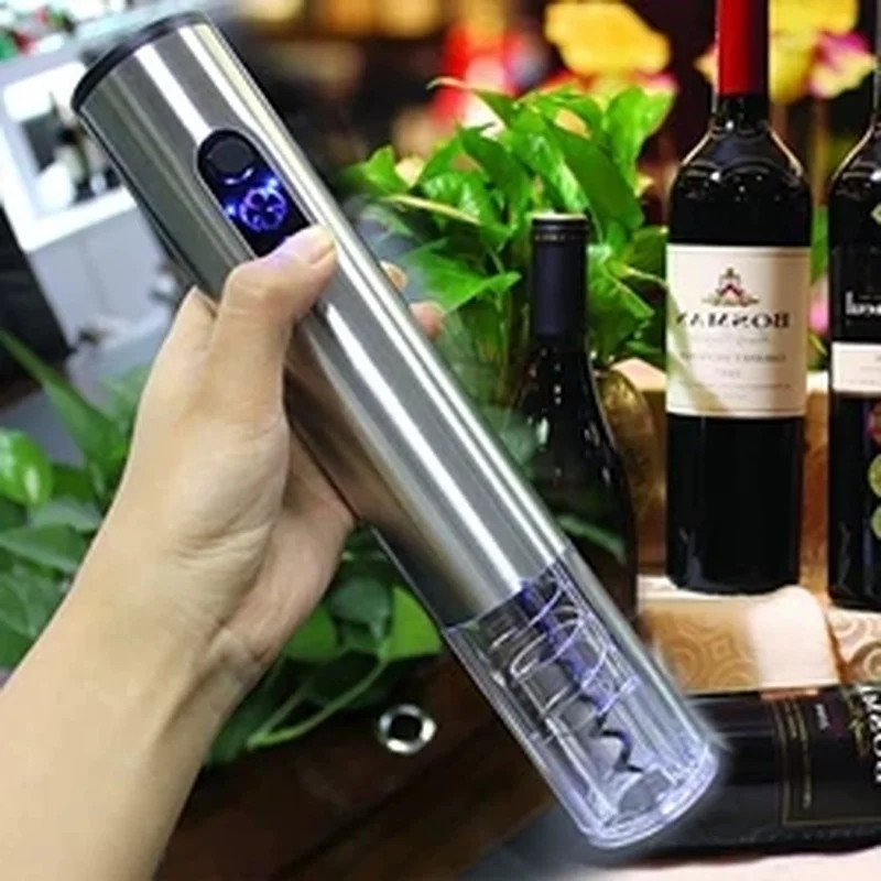 High Quality Electric Wine Bottle Opener Set Automatic Wine Bottle Opener Aluminum Bottle Opener Tool Can Be Customized LOGO