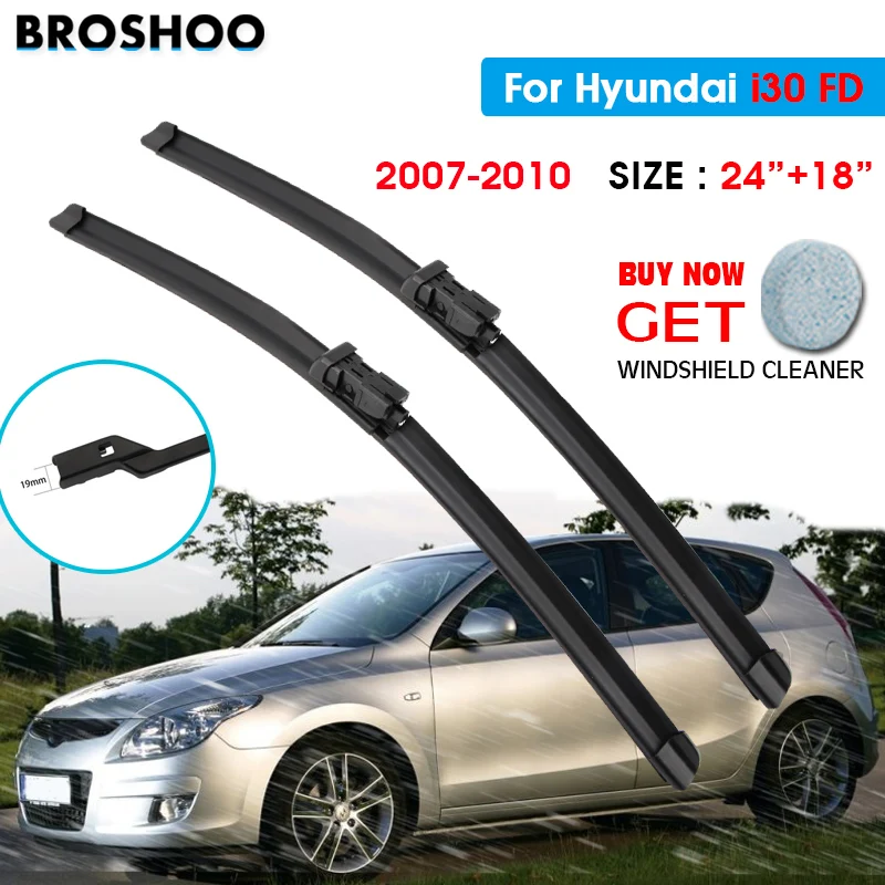 Car Wiper Blade For Hyundai I30 Fd 24"+18" 20072010 Auto Windscreen