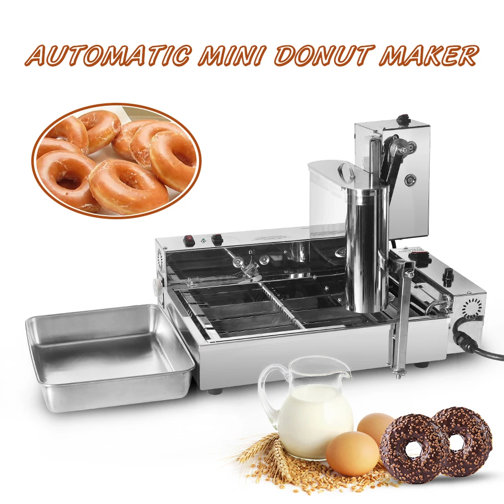 ITOP коммерческий автоматический производственный автомат для Жарки пончиков 6L электрическая Жарка из нержавеющей стали мини-вафельница для пончиков 1750 шт/ч