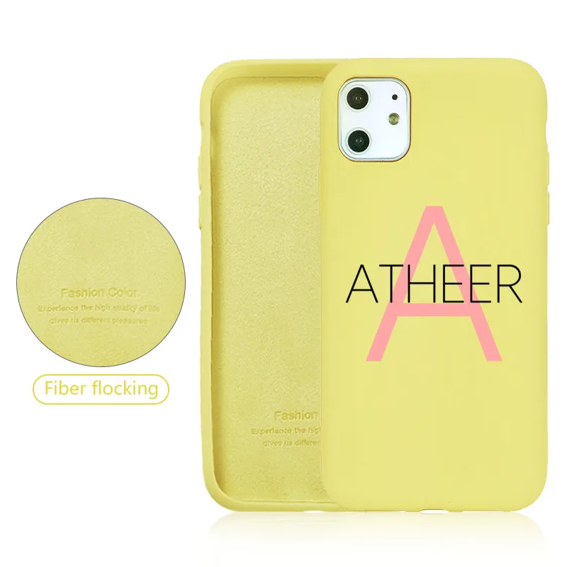 Cover Iphone Regalo Personalizzato Custodia IPhone Personalizzata Con Nome | Antishock, Silicone Trasparente | Per IPhone 11-15, XR, 7, 8 Ingrosso IPhone