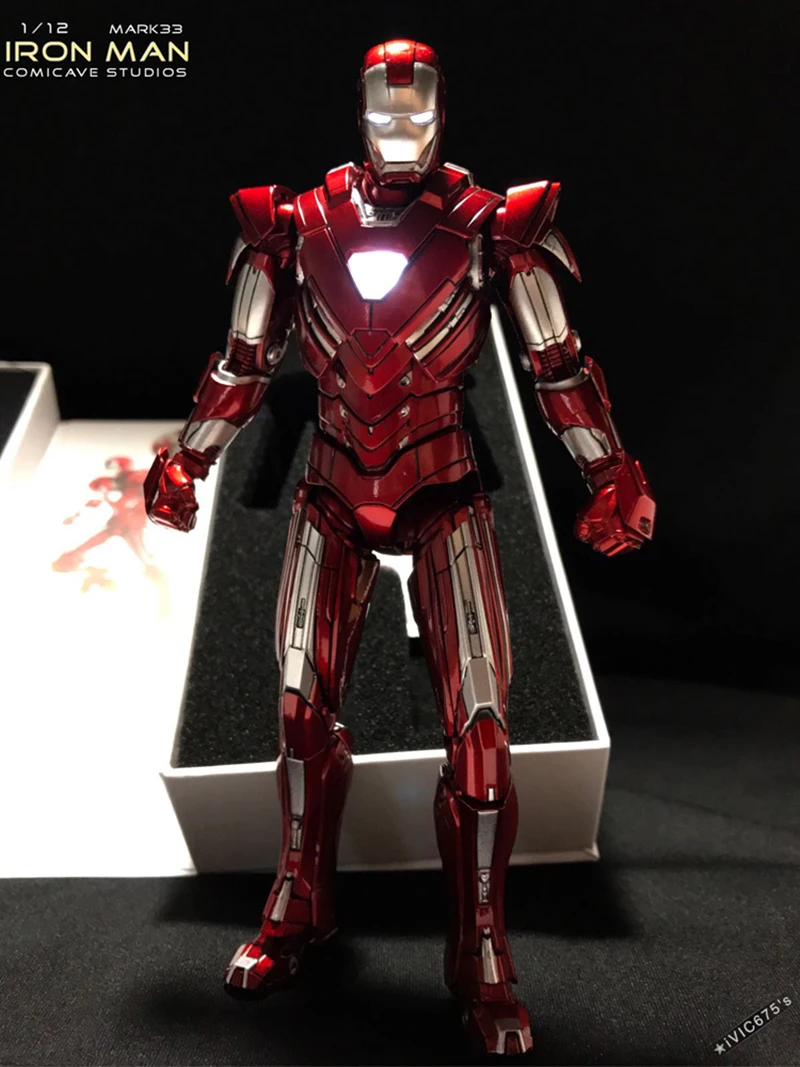 Comicave 1/12 масштаб Железный человек MK30/MK33 сплав литья под давлением 15,3 см полный набор Comicave Studio центурионы фигурка для фанатов праздничные подарки