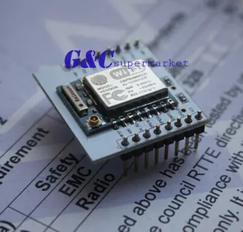 

ESP8266 Esp-07 Remote serial WIFI module with IO adapter board to extend DIY electronics