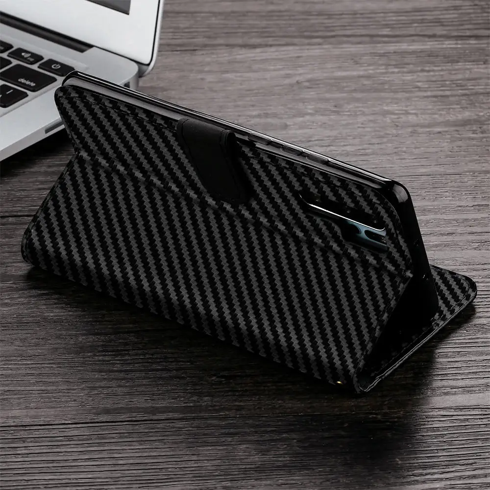LAPOPNUT углеродный волоконный кошелек кожаный чехол для huawei P30 Pro роскошный флип-стенд держатель для карт чехол для телефона huawei P20 Pro Capa