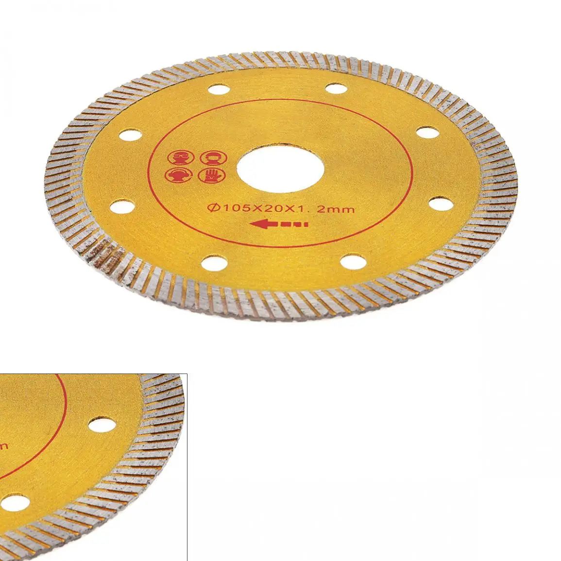 4" Super Thin X Shape Diamond Porcelain Saw Blade Sintered Diamond Circular Bisc for Cutting Porcelain Tiles