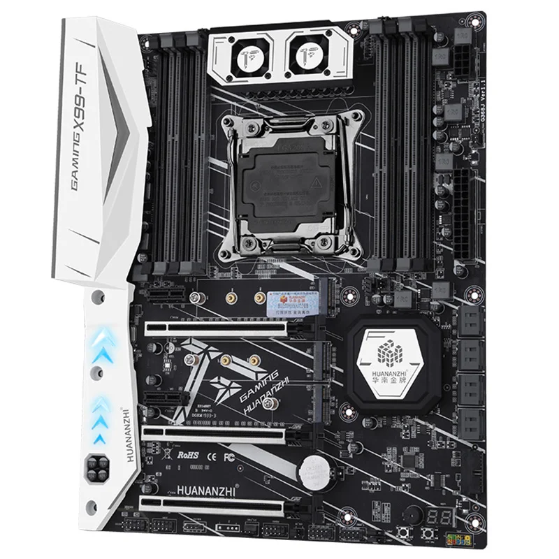HUANANZHI X99-TF материнская плата с двойным M.2 NVME слотом поддержка DDR3 и DDR4 LGA2011-3 LGA 2011 |