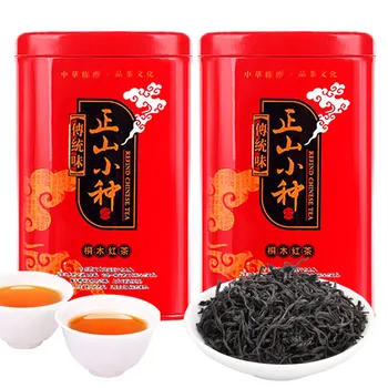 

Chinese Zhengshanxiaozhong Zheng Shan Xiao Zhong Black Tea Lapsang Souchong 200g High Quality AAAAA Geen Food Gift Package