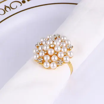 

1 Set Practical Creative Elegant Attractive Decorative Napkin Buckle Napkin Ring Napkin Holder Party