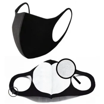 

5pcs/10pcs Thin Face Sponge Mask Washable Breathable Reusable Windproof Dust-Resistant Large inventory Fast Delivery for Adults