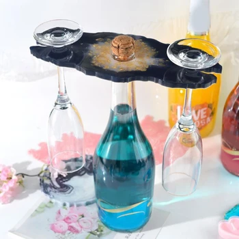 

Crystal Epoxy Resin Mold Coaster Casting Silicone Mould DIY Crafts Jewelry Making Tools