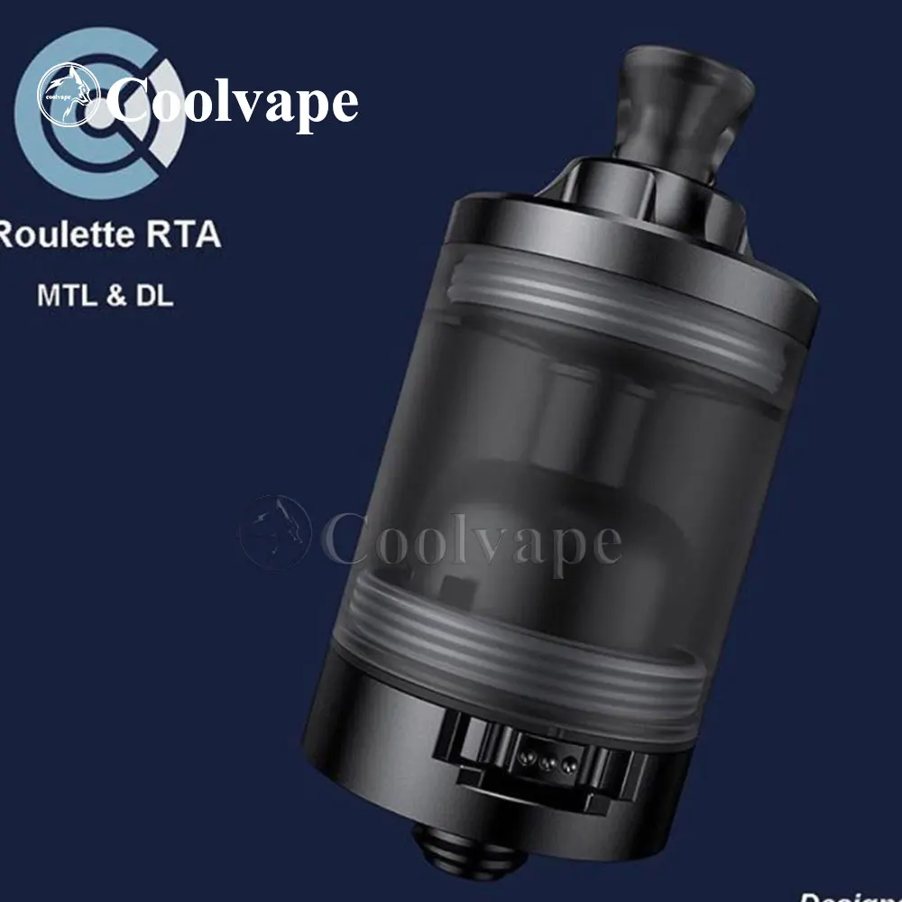 Coolvape ролетка стиль MTL / DL RTA 22 мм 3 5 мл 316ss регулируемый поток воздуха rta