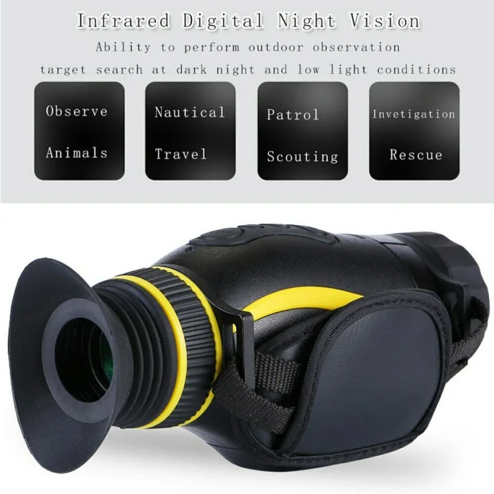Недавно Открытый инфракрасный 4X ночного видения Монокуляр Ручной оптический телескоп многофункциональные инструменты S66