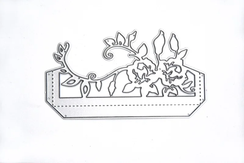 12.3x6.9cm Металлические Вырубные штампы Снеговик и дерево кружевная рамка фон ремесло штампы для изготовления карт Скрапбукинг крафт бумага для тиснения карт DIY - Цвет: 12.3x6.9cm