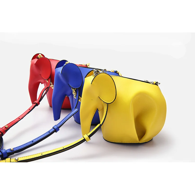 

Bag female 2019 new tide elephant bag Korean version of the wild small bag slung leather small elephant bag