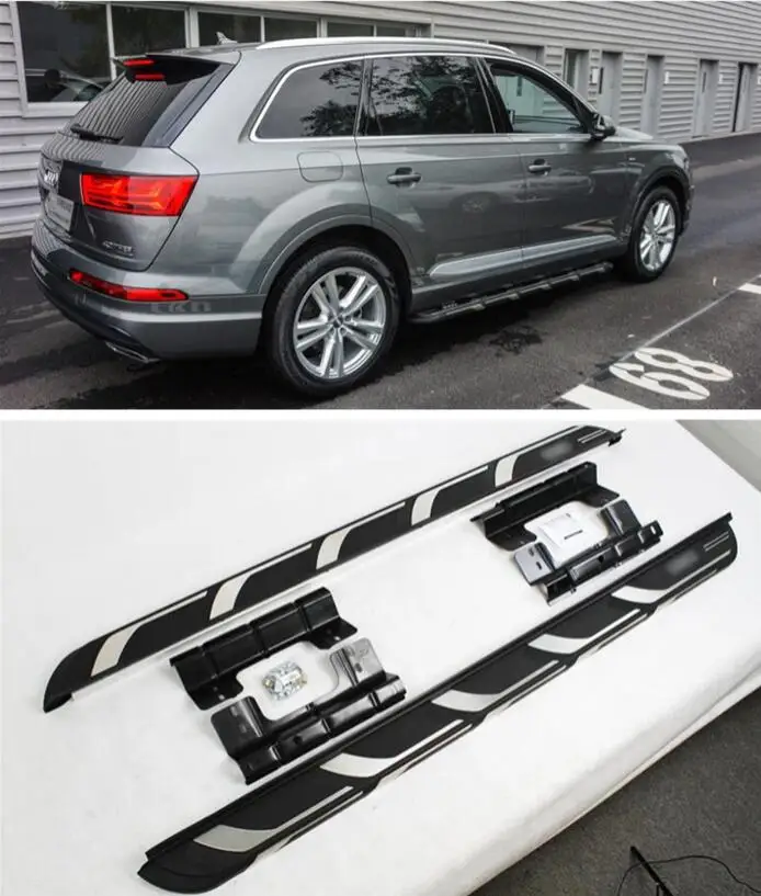 High Quality Aluminum alloy Running Board Side Step Nerf Bar Pedal For AUDI Q7 Year