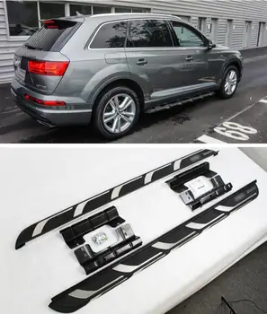 

High Quality Aluminum alloy Running Board Side Step Nerf Bar Pedal For AUDI Q7 2016 2017 2018 2019 Year
