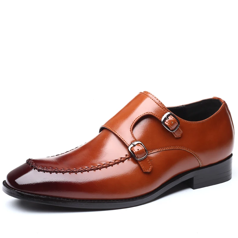 Men Dress Shoes Handmade British Style Paty Leather Wedding Shoes Men