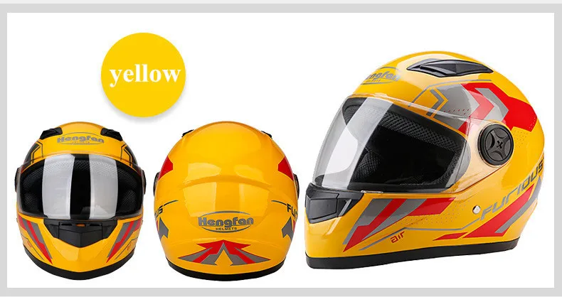 yellow Новое поступление внедорожных шлемов Анти-туман полный шлем rcycle moto cross casco мотошлем мотоциклетный шлем capacete - Цвет: yellow
