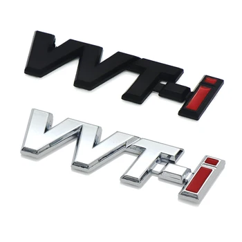 

3D Metal VVTI VVT-I Emblem Badge Car Body Sticker For Car Styling Toyota Corolla 2008 Car Boot Fender Emblem Car Accessories