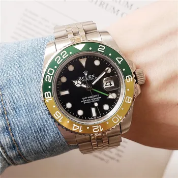 

rolex- Luxury New Men Automatic Mechanical Watches Drive Ceramic Bezel Crystal Sapphire Sport AAA Watch 968