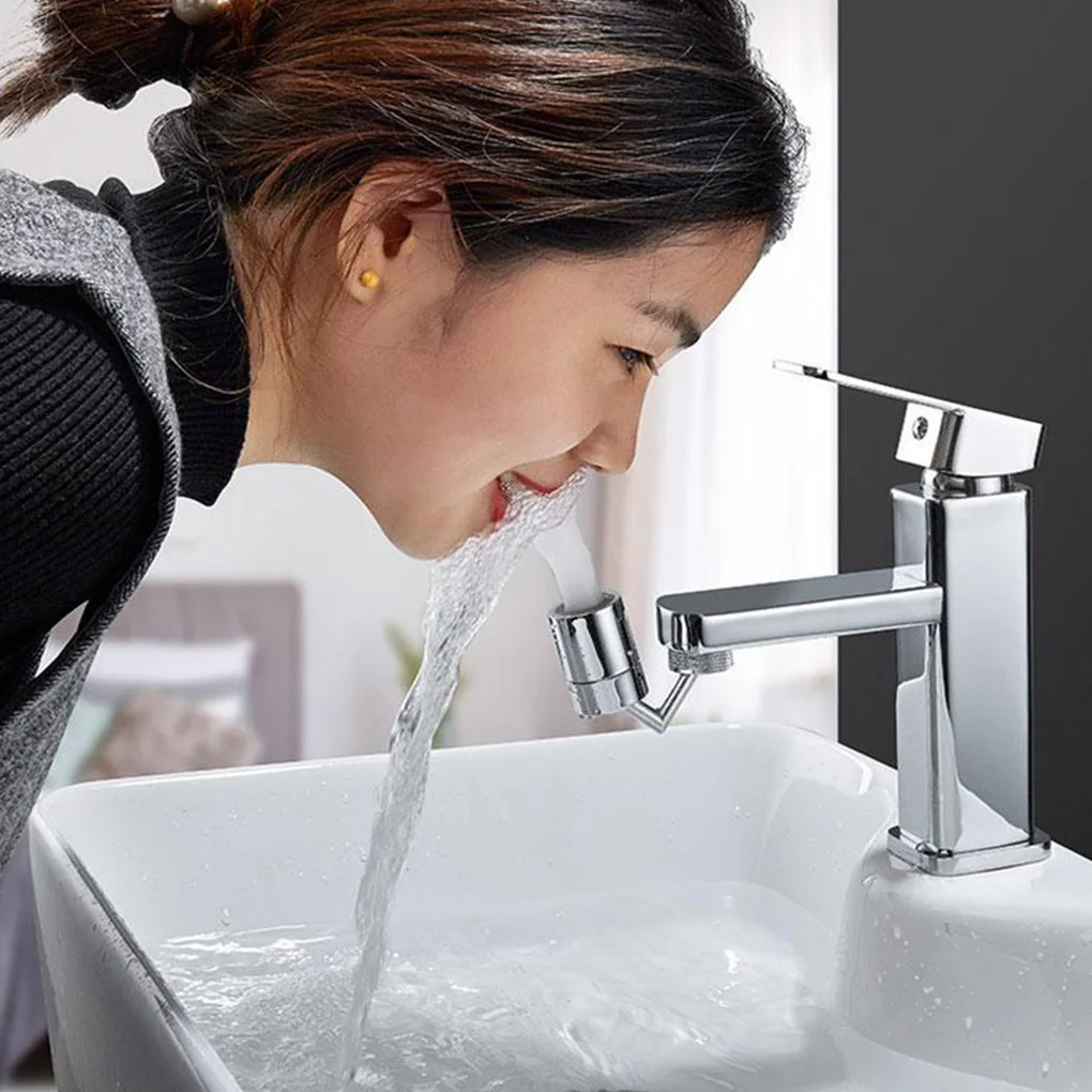 

Universal 720 Degrees Splash Filter Faucet Spray Head Anti Splash Filter Faucet Movable Kitchen Tap Water Saving Nozzle Sprayer
