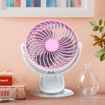 

USB USB Clip Desk Table Fan 2 Speed Adjustable 360 Rotatable Personal Air Cooling Fan for Car Boat Vehicle Truck SUV Home Office