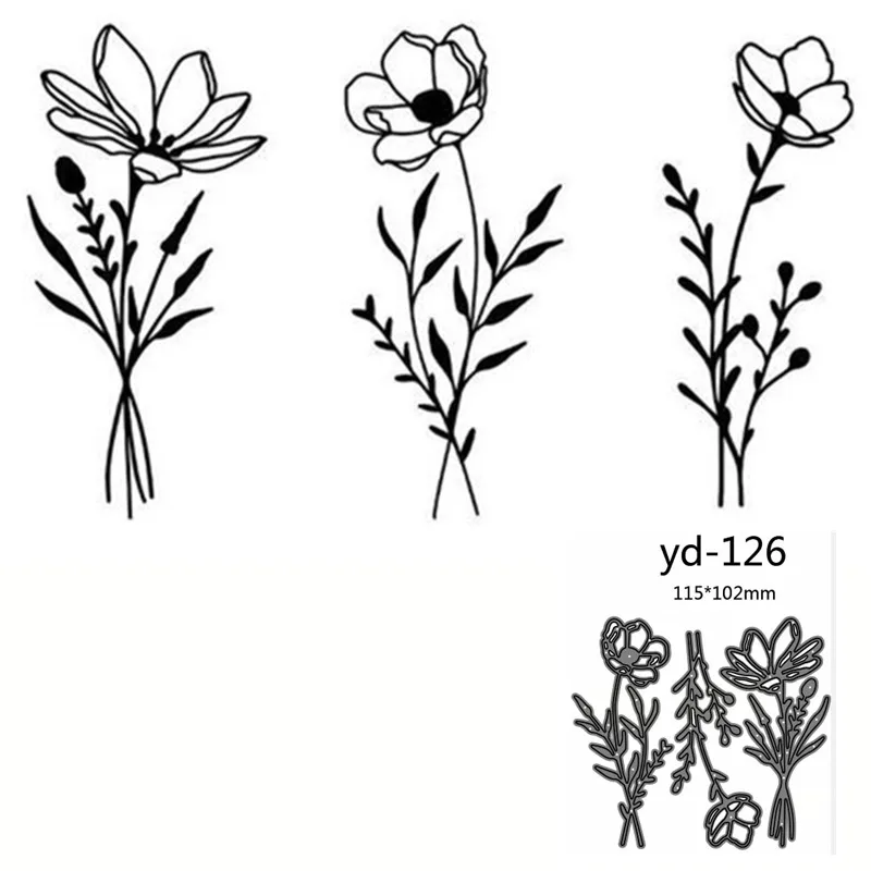 Stampi Per Taglio Di Metalli Stampi Per Taglio Stampi Per Fiori Scrapbook Carta Artigianale Coltello Stampo Lama Pugno Stencil