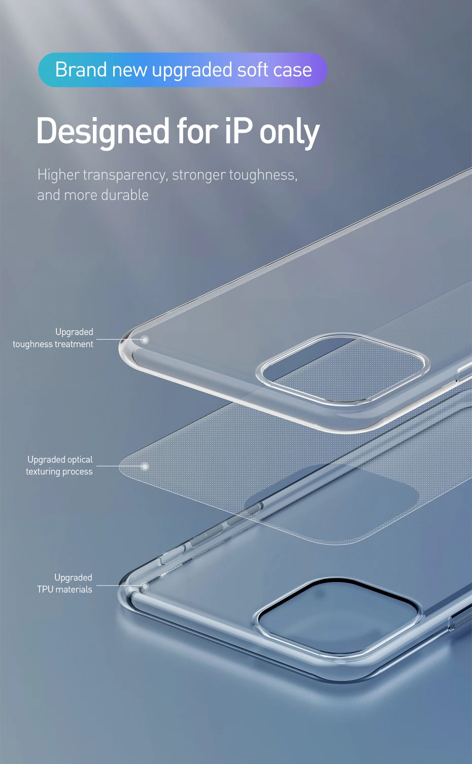 Прозрачный чехол Baseus для iPhone 11 Pro Max XS Max Xr 11Pro чехол Coque Ультратонкий Мягкий ТПУ силиконовый чехол для iPhone11 Fundas