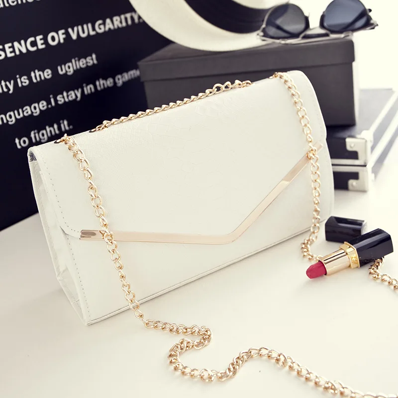 

2020 new spring and summer European and American fashion ladies crocodile chain retro small bag shoulder messenger female bag