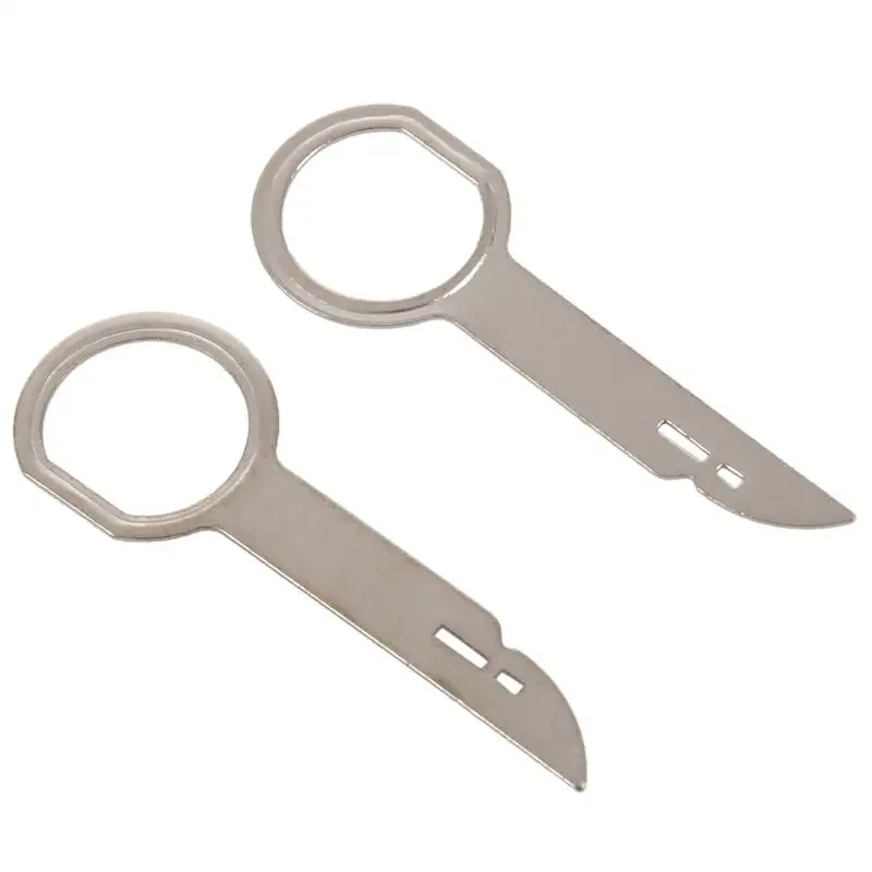 

2 Pieces Unlocking tools for Radio Removal tool of Audio Removal Tools For Audi Mercedes Porsche