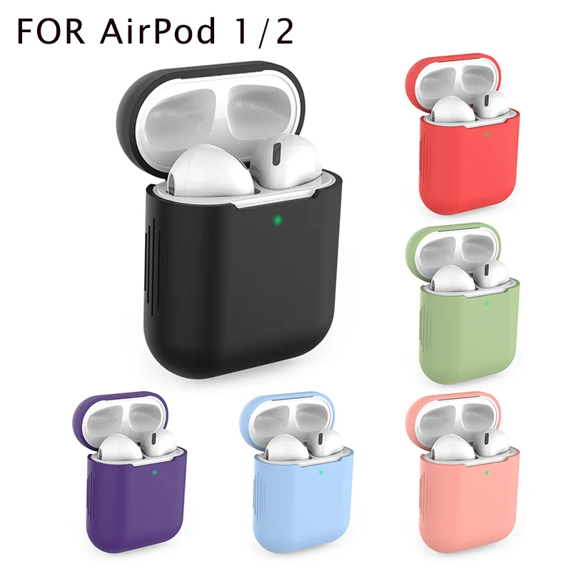 Модный мягкий силиконовый чехол для Apple Airpods 1 2 противоударный гарнитура AirPods s Для