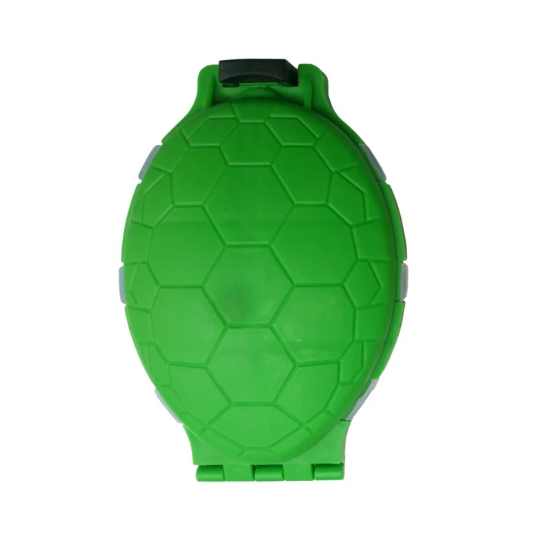 Уличный армейский зеленый пластиковый ящик для рыболовных снастей, чехол для хранения крючков, ящик для хранения рыболовных снастей - Цвет: Green Round