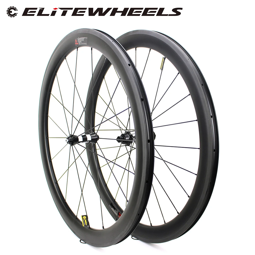 ELITEWHEELS DT Swiss 350 Series Carbon Road Bike Wheel Aero 50X27mm Wider 700c Rim Pillar PSA1420 Spokes Light Weight Wheelset