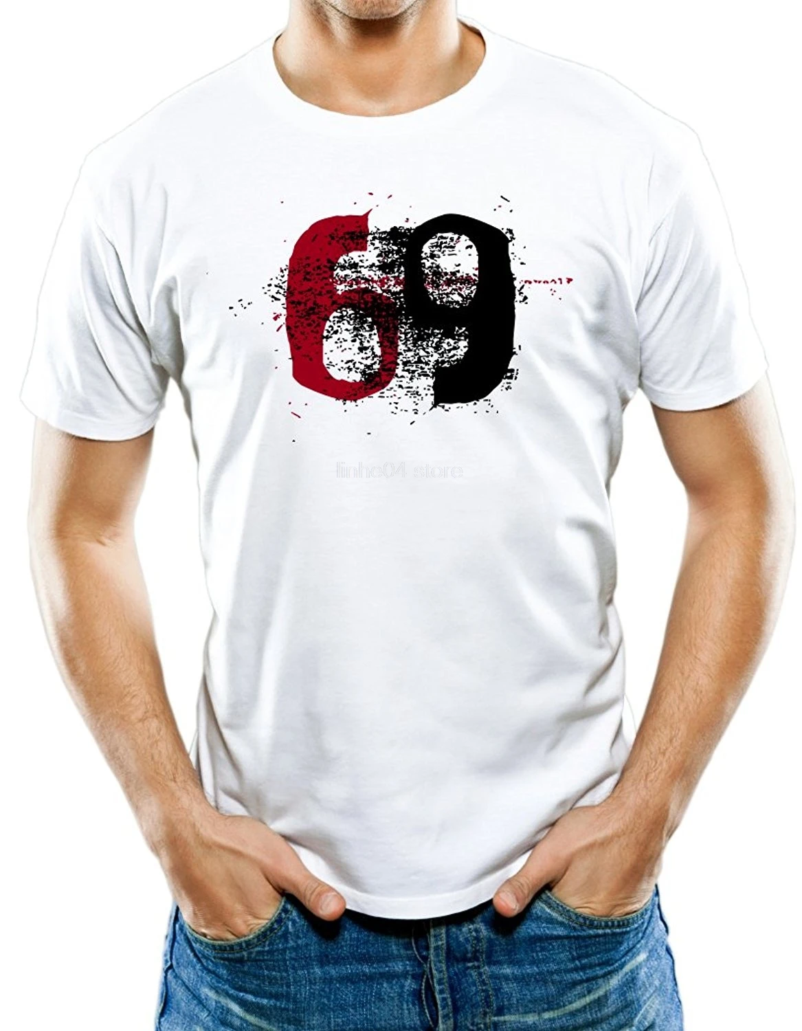 Mens T Shirts Fashion 2019 Universal Apparel men's 69 Funny Adult Joke t-shirt T Shirt Short Sleeve