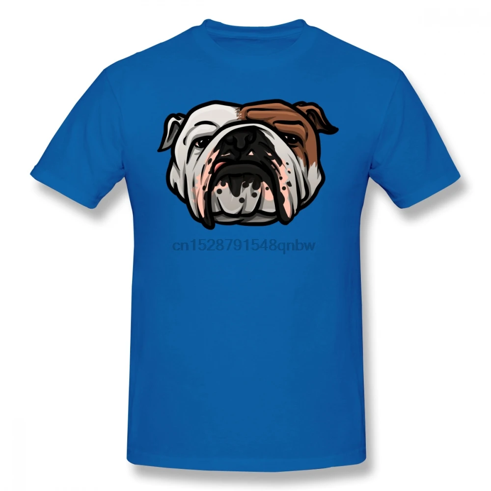 England British Bulldog Men T Shirt Pop Party 4XL 5XL 6XL Cotton Crewneck Short Sleeve Custom Clothes For | Мужская одежда