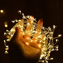 

100/200/300leds Christmas Fairy Light DIY Firecracker Garland Light String for Holiday Wedding Xmas Party Garden Room Decoration