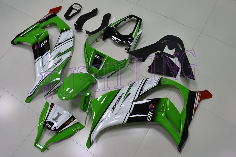 Комплект обтекателей для Kawasaki ZX10r Набор для всего тела ZX-10r 11 12 зеленая белая, голубая обшивка ZX 10r 2011