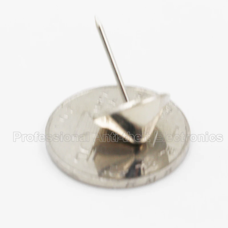 EAS бирка pin защитные eas-метки булавки EAS безопасности гвоздь рифленый Тип 16 мм/19 мм коническая нержавеющая сталь 1000 шт./партия