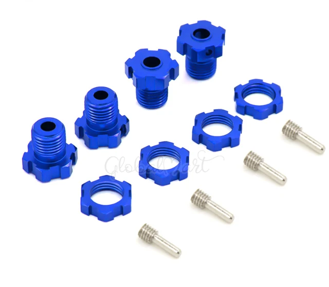 4Pcs/lot 17mm Hex Nuts Splined Wheel Hubs 5353X for RC Traxxas 1/10 1:10 E-MAXX Summit E-REVO REVO 3.3 Slayer Pro 4X4