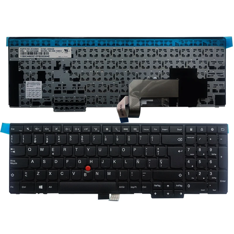 Клавиатура для ноутбука Lenovo новая испанская клавиатура без подсветки ThinkPad W540 W541