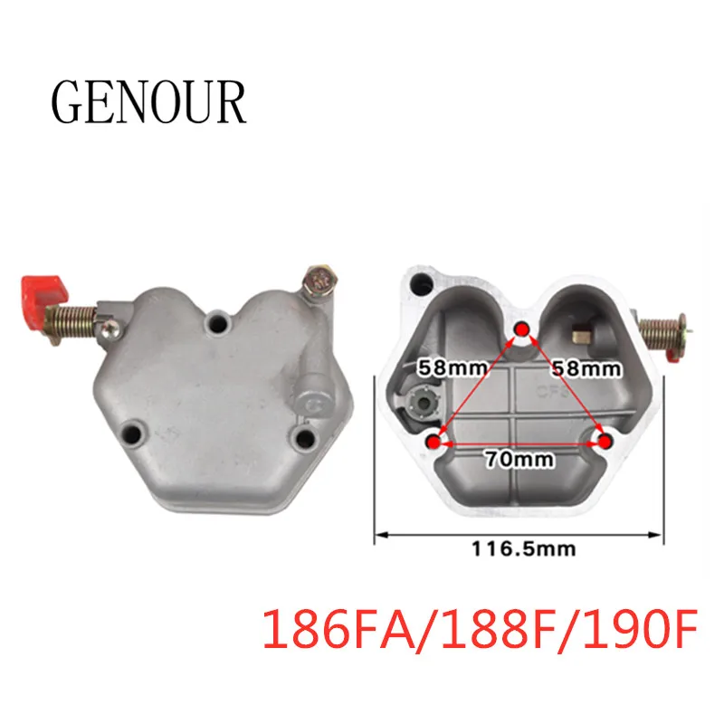 Couvercle De Culasse Pour Générateur 186F 188F 190F - Alliage D'aluminium - Refroidissement Rapide