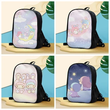 

Twin Star Fashion Anime Customized Backpacks Rucksacks School Backpack Casual Bags travel Knapsack Unisex