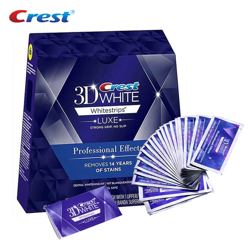 3D White Teeth Whitening Strips Crest Professional Effects White Tooth Bristle Charcoal Toothbrush Dental Whitening Whitestrips