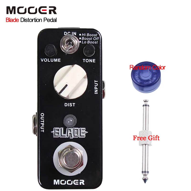 Mooer Blade металл искажения гитары педаль эффектов 3 режима работы Lo Boost/Boost Off/Hi Boost полный металлический корпус True Bypass