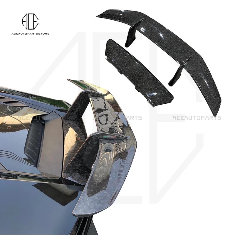 Carbon Fiber Rear Wing Spoiler for Lamborghini Huracan LP580 LP610 Coupe 2-Door EVO 2015-2021 Car Accessories | Автомобили и