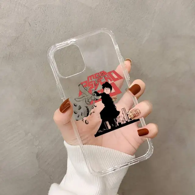 Mob Psycho 100 Anime Phone Case for iphone 13 11 12 pro XS MAX 8 7 6 6S Plus X 5S SE 2020 XR case a8