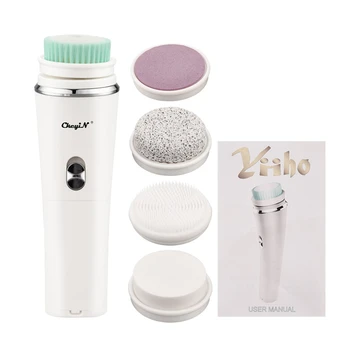 

Waterproof Rotating Face Cleansing Brush Facial Cleanser Pore Cleaner Exfoliator Blackhead Remover Face Washing Brush Skin Care