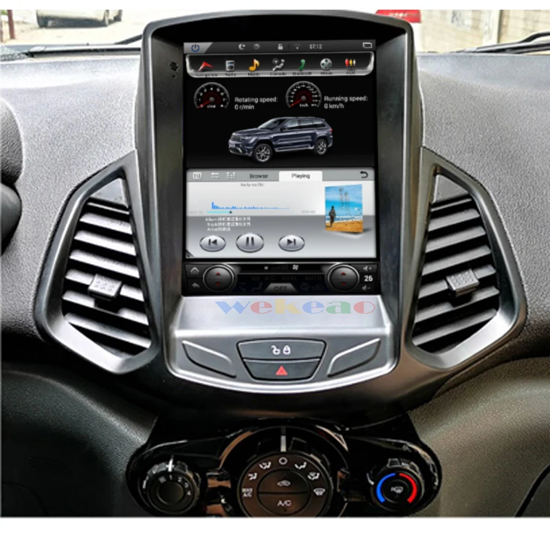Wekeao вертикальный экран Tesla style 10,4 ''1 Din Android 8,1 автомобильный dvd-плеер навигация авто радио для FORD EcoSport 2013+ wifi 4G